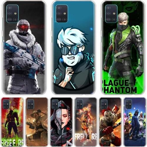 Phone Case for Samsung Galaxy A51 A71 A50 A21s A31 A20e A10 A70 A30 A40 A41 A11 Hard Original Cover Game Garena Free Fire