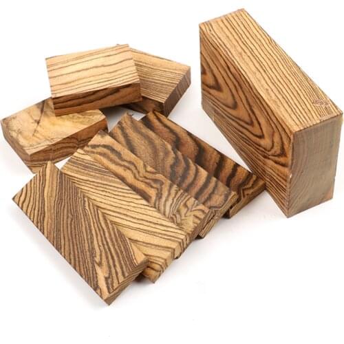 DIY woodworking Knife handle Bocote wood handle blank Knife Scales, Hunting knife parts,Free shipping