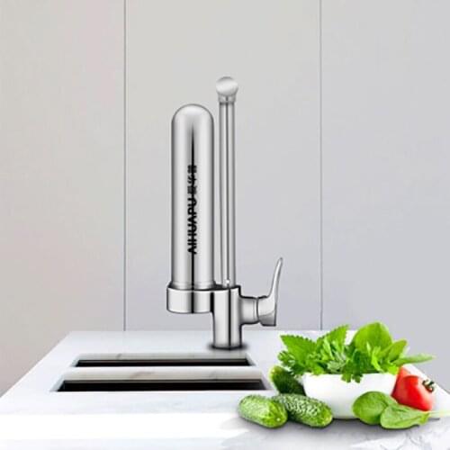 Stainless Steel Faucet Filter Water Purifier Tap Household Drinking Water Purifier Kitchen Hot Cold Water Filter AHP-RO-B017