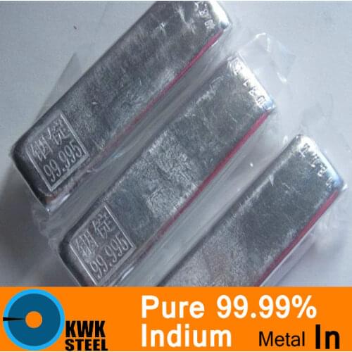 Pure Indium Pellet 99.99% Indium Solid Particles Grain Ingot Granule Metal In University Experiment Research Free Fast Shipping