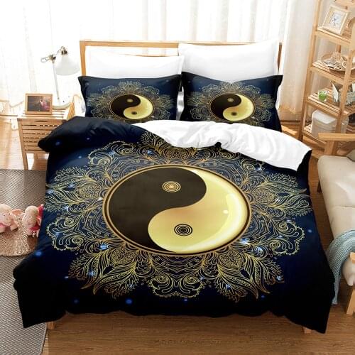 Bohemian Datura Stramonium Bedding Set Single Twin Full Queen King Size Flower Rose Bed Set Children Bedroom Duvetcover Sets 38