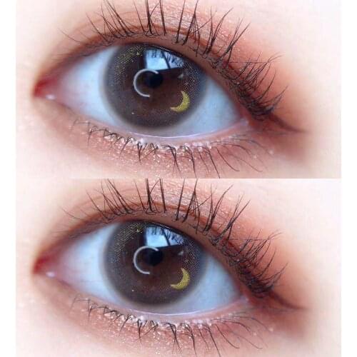 Moon-Colored Contact Lenses Colorful Beauty Cosmetic Contacts Natural Color Lens Eye Contact Gray Blue Lenses moon in the glasse