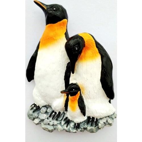 Handmade Painted Cute Penguin 3D Fridge Magnet Tourism Souvenirs Refrigerator Magnetic Stickers Home Decor