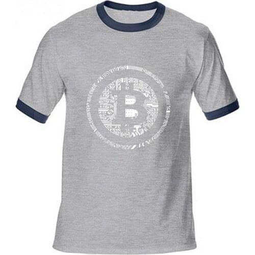 Youth topshirts Bitcoin Cryptocurrency Cyber Currency Financial Revolution T-shirt Mens Tshirt gyms Workout Men t shirt Tees