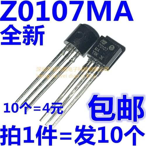 100% New Original Hot Sales Z0107 TO-92 Z0107MA 1A 600V ZO107