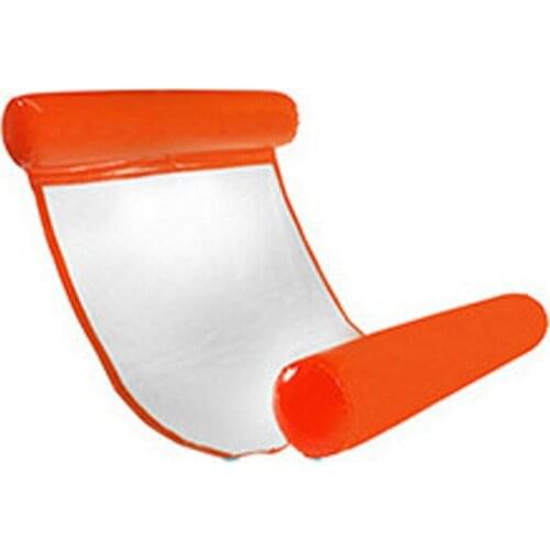 Floating Water Hammock Float Lounger Floating Toys Inflatable Floating Bed Chair Swimming Pool Foldable Inflatable Hammock Bed