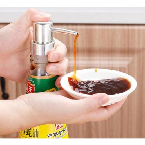Oyster Sauce Bottle Pressure Mouth Fuel Consumption For Squeezing Machine Press Mouth Pump Head Kitchen Presser Squeeze Oyster