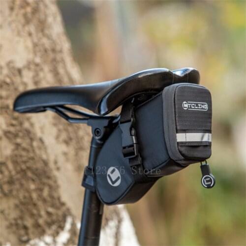 Portable Waterproof Bike Saddle Bag Cycling Seat Pouch Bicycle Tail bags Rear Cycling equipment accessories