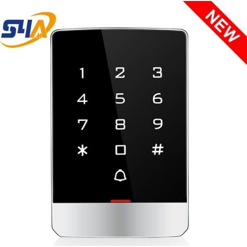 T9-W Touch Screen Standalone Access Controller with digital backlit keypad support card, pin, card + pin