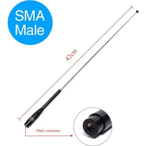 NAGOYA NA-771R Telescopic SMA-Male 144/430MHz Dual Band Antenna for Wouxun TYT TH-UV8000D MD-380 Radioddity GD-77 Walkie Talkie