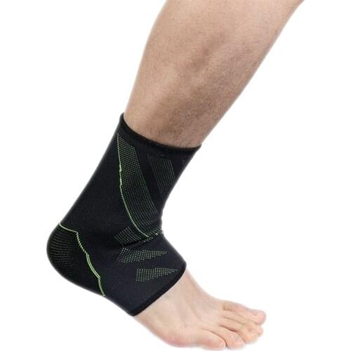 1PC Unisex Knitted Ankle Brace Breathable Pressure Ankle Sleeve Football Basketball Protective Gears for Men Women