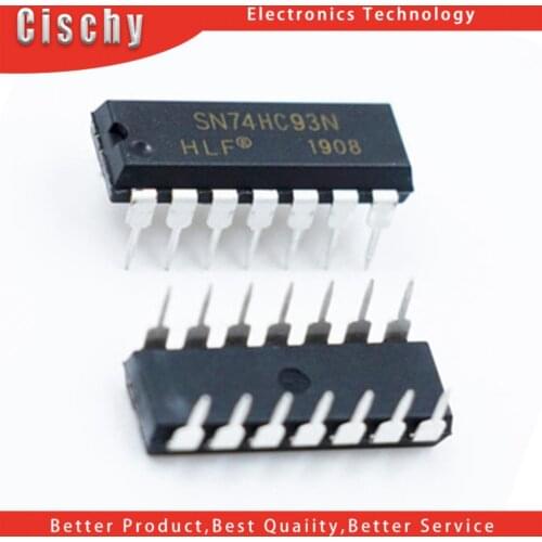 10pcs/lot HD74HC93P SN74HC93N 74HC93 DIP-14 In Stock