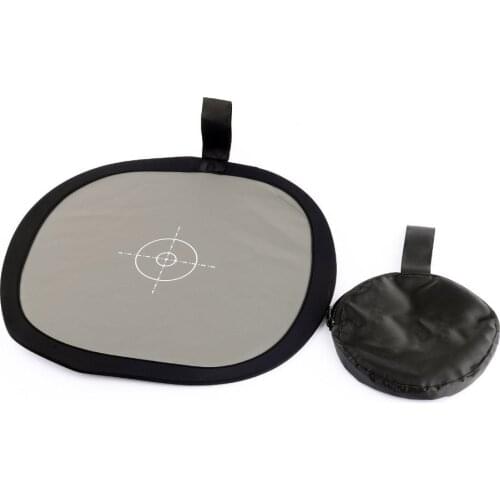 12" 30cm 18% Gray Portable White Balance Card Double Face Focus Board Light Reflector for Photograph Flash Photo Studio camera