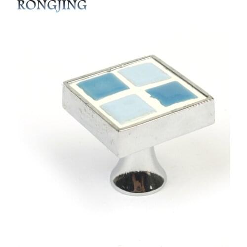 2x Ceramic Kitchen Cabinet Drawer Mosaics Knobs Bedroom Furniture Handles Cupboard Closet Dresser Drawer Knobs Wine Box Pulls