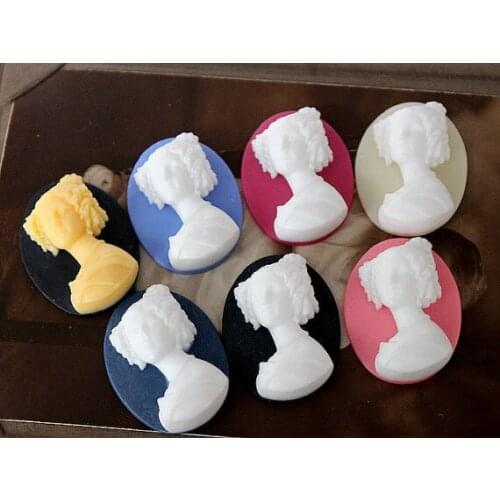 7PCS 29x38mm Unique Beautiful Vintage Cabochons- -(CAB-ZC)