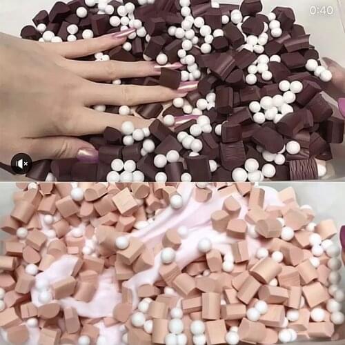 70pcs Sponge Slime Beads Supplies DIY Slime Accessories For Slime Stuff Foam Clay Mud