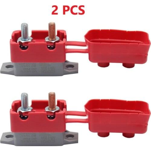 Kuoyuh 20A marine truck battery mini electric circuit breaker with red cover