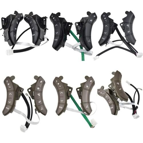 Black/Grey Brand New Steering Wheel Controls Switch Button For 2003-2007 Toyota Highlander Land Cruiser 75B037 Car Accessories