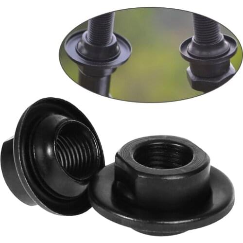Bicycle Hub Nut Fixed Gear Front Rear Axle Screw S/L Shaft Supplies Bike Parts F2TC