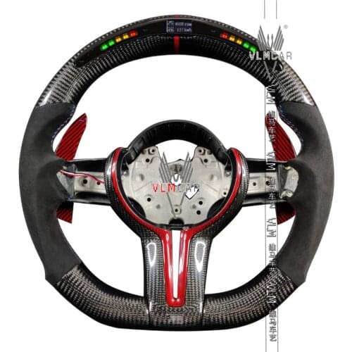 Private custom carbon fiber steering wheel for 328m m3 F80 F82 F87 Alcantara