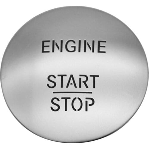 VODOOL Keyless Go Start Stop Push Button Engine Ignition Switch 2215450714 Red Car One-Key One-click Start Stop Button Switch