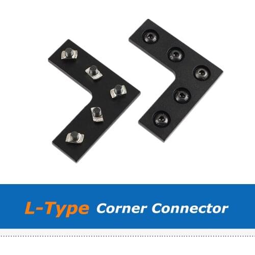 L Shape Corner Slot Bracket 2020 Aluminum Profile Connector CNC Machine Openbuilds Ender-3 3D Printer Parts