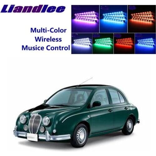 LiandLee For Mitsuka Viewt K12 2002~2010 Car Interior UnderDash FootWell Seat Accent Music Rhythm Ambient Light