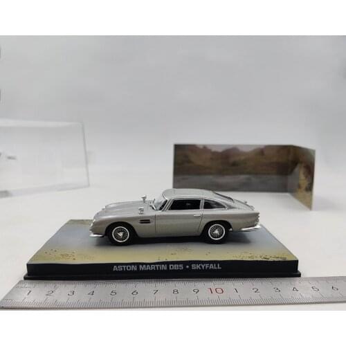 Diecast 1:43 Scale 007 Aston Martin DB5 Car Model Alloy Metal Die-Cast & Toy Vehicle for Gift Souvenir Ornaments Display Show