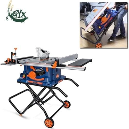 Multifunctional panel saw 10 inch woodworking sliding table saw household electric tool cutting machine dust-free electric saw