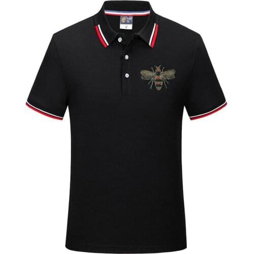 Men Polo Shirt 2021 Summer Fashion Classic Casual Tops Short Sleeves Embroidery High Quality Collar Men Slim Polo