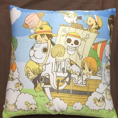 New One Piece Luffy Anime two side Pillowcases Hugging Pillow Cushion Case Cover Cosplay Gift 048