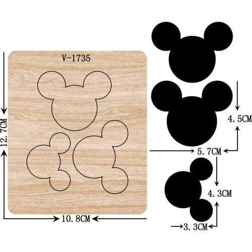 New wooden dies cutting dies for scrapbooking Multiple sizes V-1735
