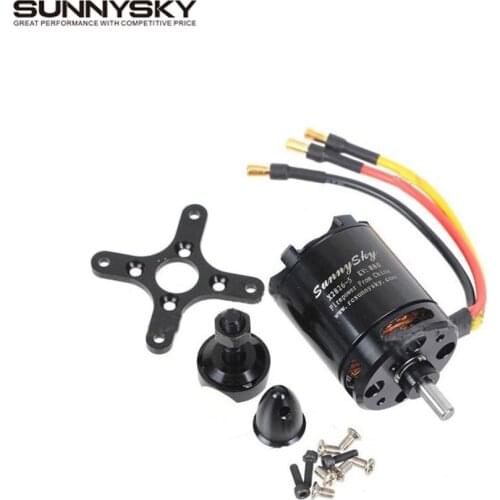 1 pcs Original SunnySky X2826 550KV 740KV 880KV 1080KV Outrunner External Rotor Brushless Motor for RC Helicopter