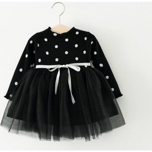 Princess Baby Girls Dresses Long Sleeve Kids Girl 1-4 Years Party Wedding Children Girl Clothes Spring Summer Girl Outfits