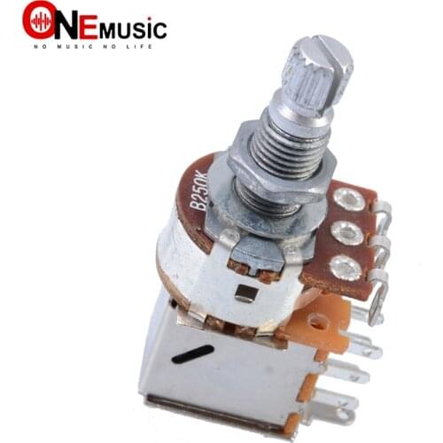A250K B250K Push Pull Guitar Control Pot Potentiometer Guitar Parts