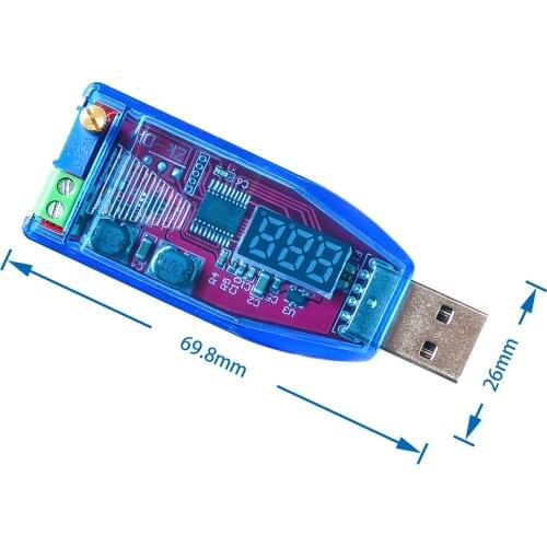 DC-DC USB Adjustable Buck-boost Power Supply Voltage Regulator Module 5V to 3.3V 9V 12V 24V DP