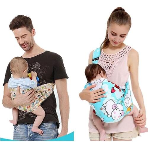 Women Mens Single Shoulder Infant Baby Sling Wrap Carrier Backpack Toddle Baby Travel Warp Sling Carrier Hipseat 0~36M Free Ship