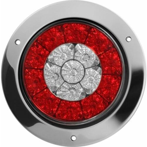 Universal LED Light Waterproof 12V-24V 16 LED Round Shockproof Taillights