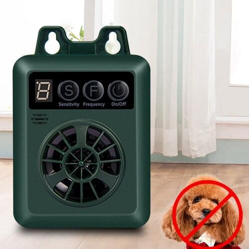 Behogar Anti Barking Device Waterproof Ultrasonic Dog Barking Control Deterrent Training with 4 Sensitivity Frequency Levels