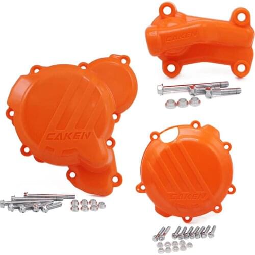 Clutch Guard Water Pump Cover Ignition Protector For SX XC XCW XC-W TPI Six Days For Husqvarn TE TC TX 250 300 250i 300i