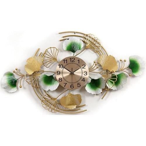 Nordic iron wall clock living room decoration clock creativity wall clock wall hanging homestay decoration wall clock