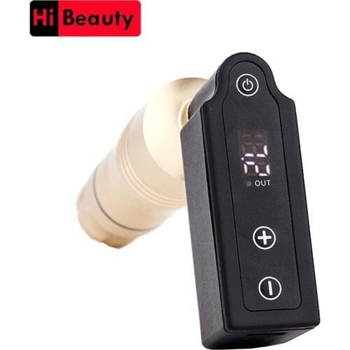 1PC Portable Mini Wireless Tattoo Power Bank Supply For Rocket Rotary Tattoo Pen DC RCA Socket Rechargeable Tattoo Power Supply
