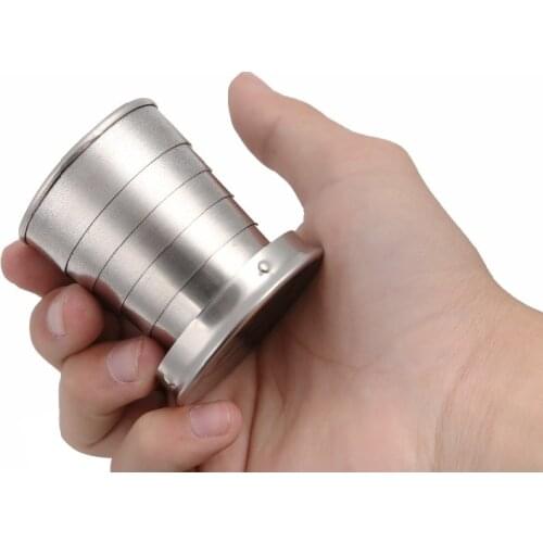 Outdoor Sports Portable New 1Pc Stainless Steel Folding Travel Tool Kit Survival EDC Gear For Camping Hiking Lighter