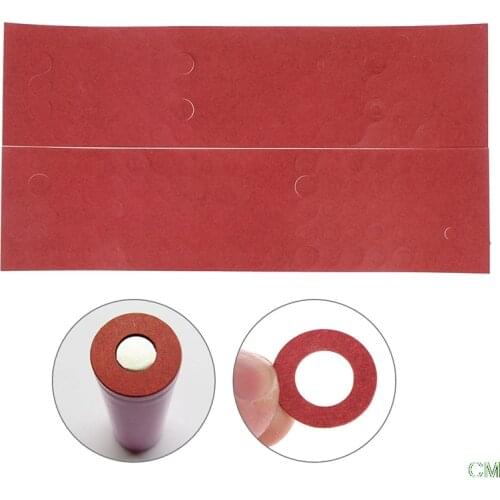 200Pcs 18650 Li-lon Battery Insulation Barley Paper Battery Pack Mobile Insulating Lijm Patch Electrode Insulated Pads