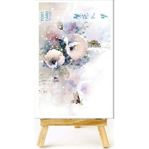 30 Pcs/Set Beautiful Flower Plants Postcard/Greeting Card/Wish Card/Christmas and New Year Gifts Cards