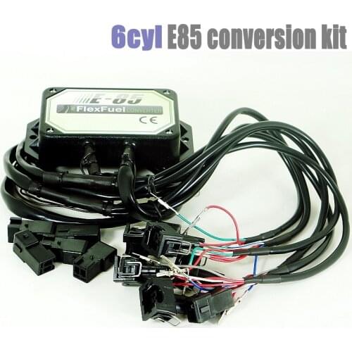 6 Cylinder E85 conversion kit Flex Fuel ethanol alternative fuel with Cold Start Asst. connectors available for EV1,Nippon Denso