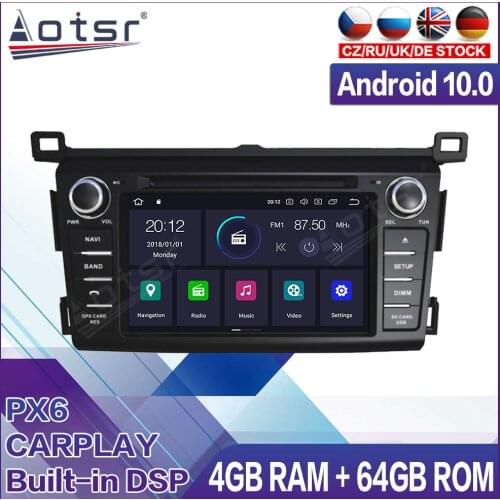 64G For Toyota RAV4 Rav 4 2013 2014 2015 2016 2017 2018 Car Multimedia Radio Player Stereo Android Auto Audio GPS Navi Head Unit