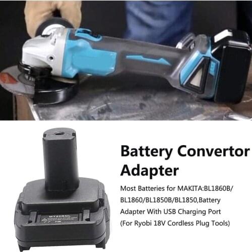 MT20RNL Battery Convertor Adapter for Makita 18V Li-Ion Battery Used Convert for Roybi 18V Tool Battery