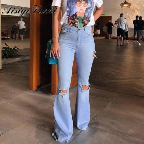 AisiyiFushi Women's Flared Jeans