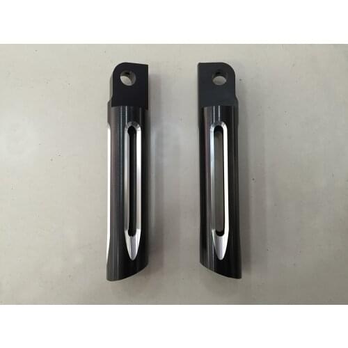 Aluminum CNC Footrest Foot Pegs Fits For Harley Sportster Touring Dyna Softail Custom